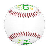 Balle De Baseball Bonjour été (Devant)