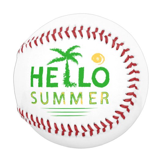 Balle De Baseball Bonjour été (Dos Gauche)