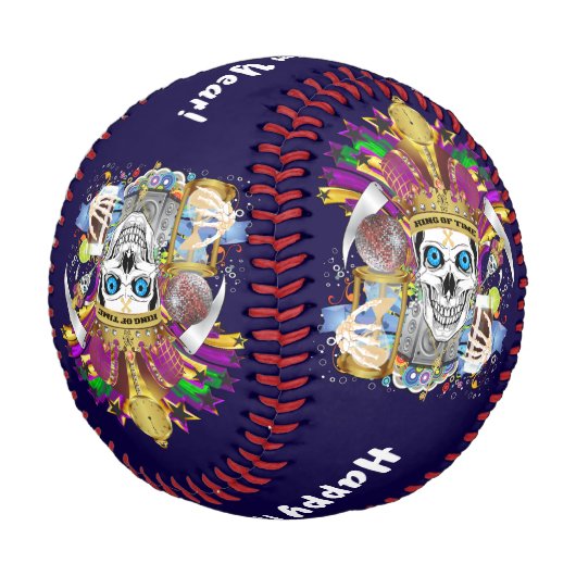 Balle De Baseball Bonne année au baseball ! (Angle)