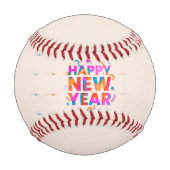 Balle De Baseball Bonne année de baseball (Dos)