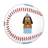 Balle De Baseball Bonne Coupe de baseball d'anniversaire (Devant Gauche)