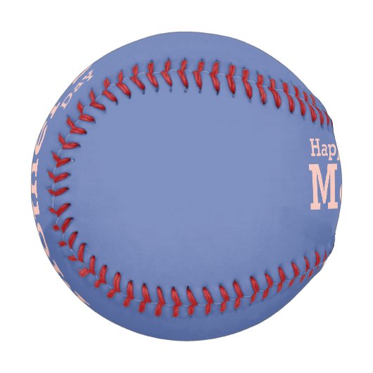 Balle De Baseball Bonne fête des mères Baseball (Devant Gauche)