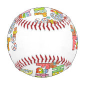 Balle De Baseball Bonne Fête des pères de base-ball (Dos)