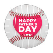 Balle De Baseball Bonne Fête des pères de baseball (Dos)