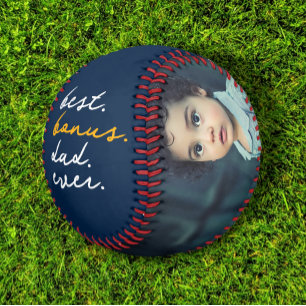 Balle De Baseball Bonne Fête des pères Meilleur Bonus Papa Jamais Pe