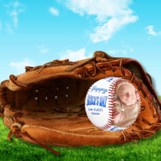 Balle De Baseball Bonne Fête des pères Personnalisée 2 Photo