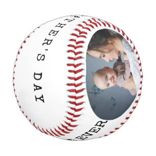 Balle De Baseball Bonne première Fête des pères 2 photo Meilleur pap