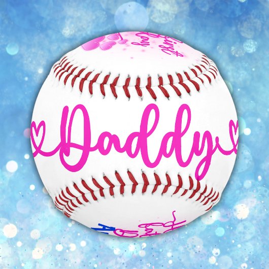 Balle De Baseball Bonne première Fête des pères papa |