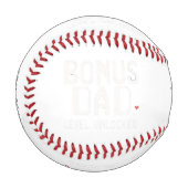 Balle De Baseball Bonus Papa Baseballs - Mémoire de coeur Cadeau (Devant Gauche)
