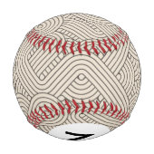 Balle De Baseball Bordure Abstraite monographie (Dos)