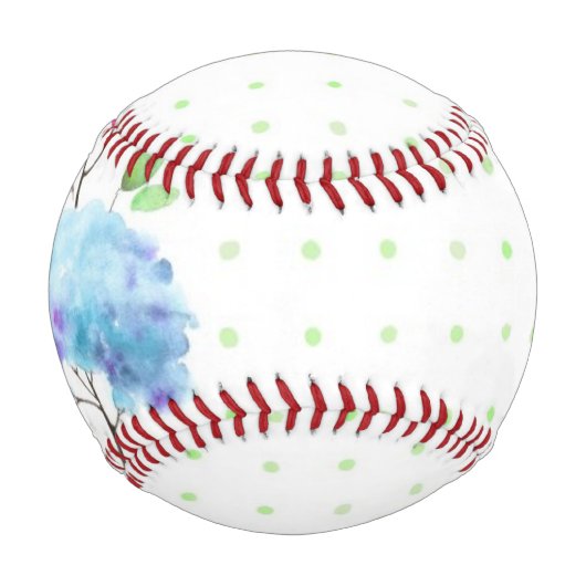 Balle De Baseball Bordure motif aquarelle verticale transparente (Devant)