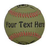 Balle De Baseball Bouclier Maccabee Soumis Et Voies (Dos)