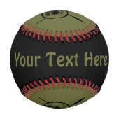 Balle De Baseball Bouclier Maccabee Soumis Et Voies (Dos)