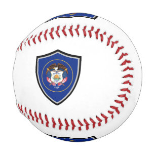 Balle De Baseball Bouclier Utah drapeau baseball