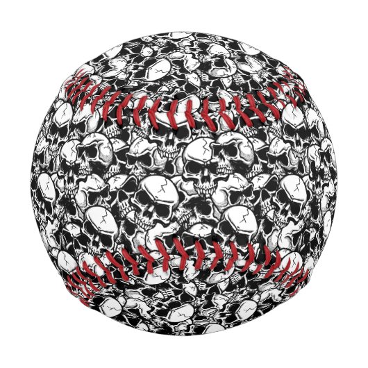 Balle De Baseball Boule de base du crâne (Devant)