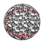 Balle De Baseball Boule de base du crâne (Devant Gauche)