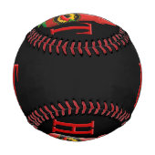 Balle De Baseball Bouteille de sauce chaude (Devant)