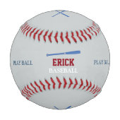 Balle De Baseball brave requin baseballer personnalisé (Dos)