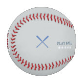 Balle De Baseball brave requin baseballer personnalisé (Devant Gauche)