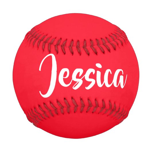 Balle De Baseball Bright red solid (Devant)