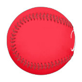 Balle De Baseball Bright red solid (Devant Gauche)