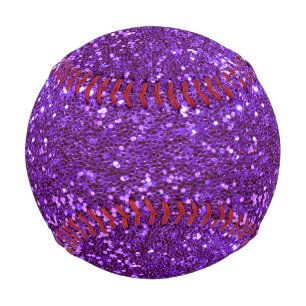 Balle De Baseball Brillant Violet Fille Glam Sparkly