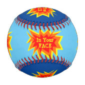 Balle De Baseball Bubble de l'action de dessin dans votre visage Sma (Dos)