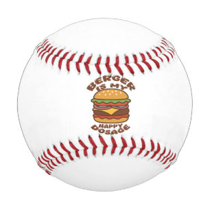Balle De Baseball Burger est mon heureux dosage vintage