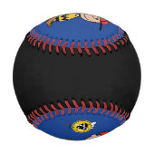 Balle De Baseball cacahuètes | Charlie Brown Baseball Smile (Dos)