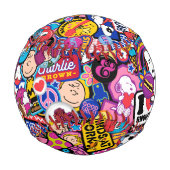 Balle De Baseball cacahuètes | Motif de patchs Mixtape (Dos)