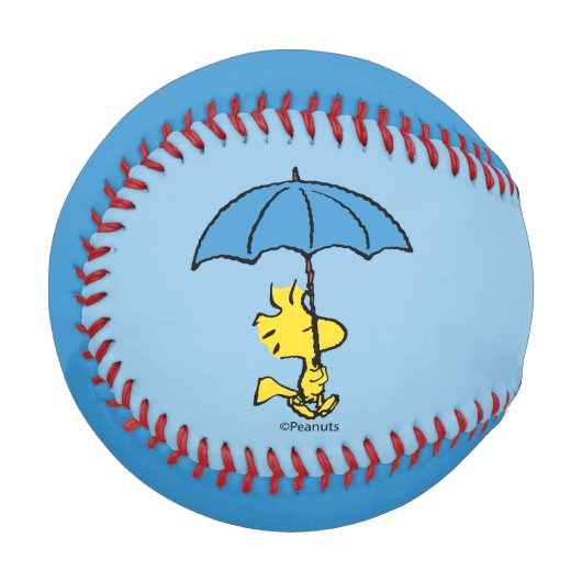 Balle De Baseball cacahuètes | Parapluie bleu Woodstock (Devant Gauche)