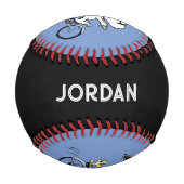 Balle De Baseball cacahuètes | Vélo Snoopy & Woodstock (Dos)