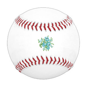 Balle De Baseball Cadeau Baseball Floral   Sports Vintage Mignon