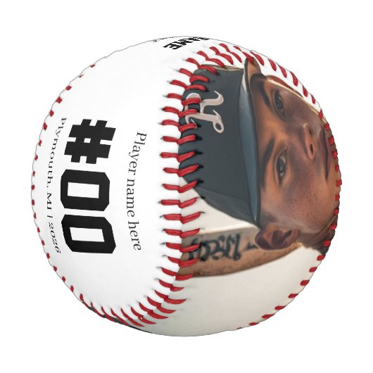 Balle De Baseball Cadeau commémoratif personnalisé pour les joueurs (Angle)