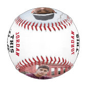 Balle De Baseball Cadeau d'anniversaire Cool personnalisé pour adole (Dos)