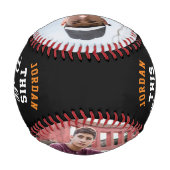 Balle De Baseball Cadeau d'anniversaire Cool personnalisé pour adole (Dos)