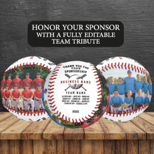Balle De Baseball Cadeau de Merci de commanditaire personnalisé avec