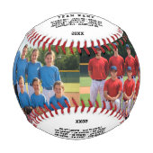 Balle De Baseball Cadeau de Merci de commanditaire personnalisé avec (Devant)