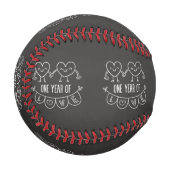 Balle De Baseball Cadeau du 1er anniversaire pour son ballon de base (Devant Gauche)