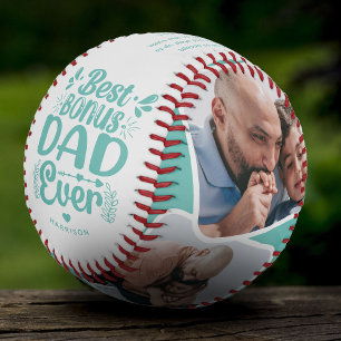 Balle De Baseball Cadeau Papa Bonus Mignon Personnalisé 4 Photo & Ci