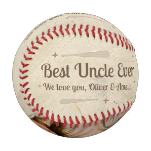Balle De Baseball Cadeau photo personnalisé Meilleur Oncle