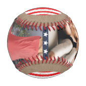 Balle De Baseball Cadeau Pour Grand-Père Photo Keepsaké Baseball (Devant)