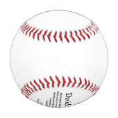 Balle De Baseball Cadeaux de baseball Bar Mitzvah pour garçons (Dos)