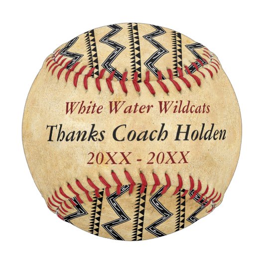 Balle De Baseball Cadeaux de Merci de base-ball personnalisés (Devant)