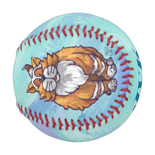 Balle De Baseball Cadeaux et accessoires de chats de gingembre (Devant Droite)