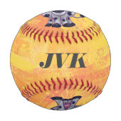 Balle De Baseball Cadeaux et accessoires de vache (Dos)