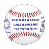 Balle De Baseball Cadeaux supérieurs de baseball ou cadeaux d'entraî (Dos)
