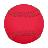 Balle De Baseball Cadmium Rouge couleur solide (Dos)