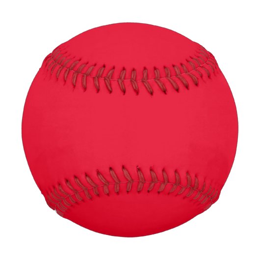 Balle De Baseball Cadmium Rouge couleur solide (Devant)