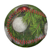 Balle De Baseball Cadre de Noël décoratif (Devant Gauche)